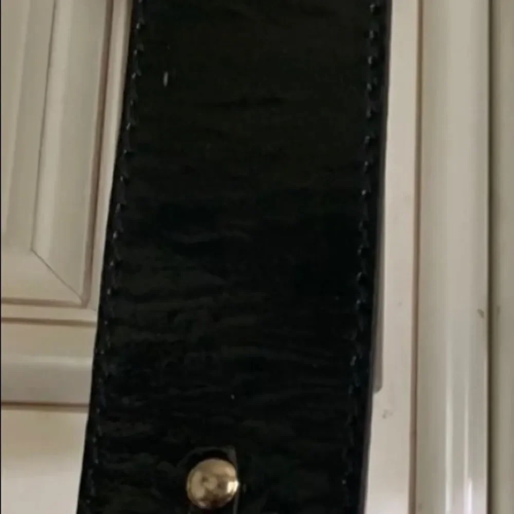 VERSACE JEANS COUTURE logo-plaque belt GOLD AND BLACK Belt .